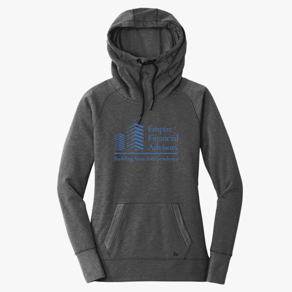 New Era Ladies Tri Blend Fleece Pullover Hoodie Thumbnail